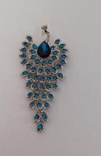 Pauw broche, Sieraden, Tassen en Uiterlijk, Broches, 10 cm of meer, Overige materialen, Overige kleuren, Nieuw