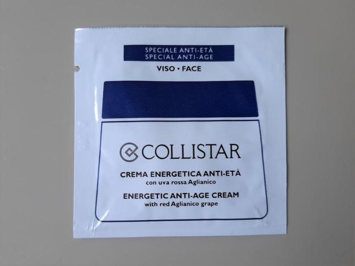 sample / monster COLLISTAR energetic anti-age cream, Sieraden, Tassen en Uiterlijk, Uiterlijk | Gezichtsverzorging, Nieuw, Verzorging