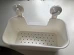 Wit IKEA Tisken Badkamer keuken mandje Mand met zuignap, Ophalen of Verzenden, Zo goed als nieuw, Wit