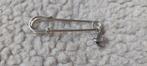 Broche Speld met vogel bedel veiligheidspeld, Ophalen of Verzenden, Nieuw, 4 tot 7 cm