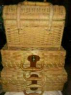 Rieten koffers ( 2 stuks ), Ophalen, Minder dan 50 cm, 50 tot 100 cm, Zo goed als nieuw