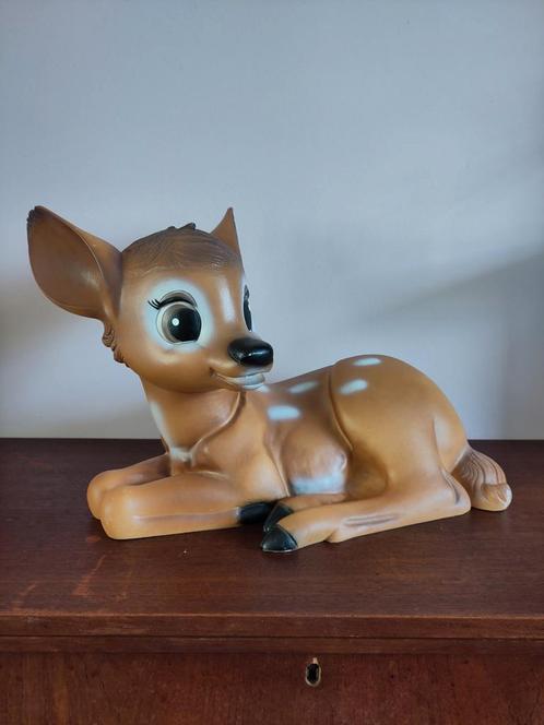 Heico Bambi Hert Lamp - Vintage Kind Nachtlamp, Huis en Inrichting, Lampen | Hanglampen, Gebruikt, Minder dan 50 cm, Kunststof