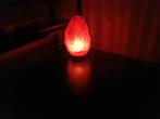 ️✅️MOOIE GROTE DIMBARE ZOUTLAMP!️✅️, Huis en Inrichting, Lampen | Tafellampen, Ophalen, Zo goed als nieuw, Steen, Minder dan 50 cm