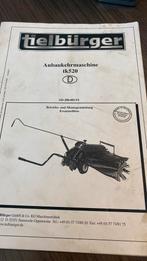 aanbouw veegmachine Tielbürger TK520 veeg machine / TK 520, Ophalen of Verzenden, Gebruikt, Husqvarna