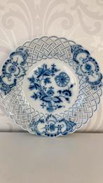 Meissen porseleinen decoratie bord - blauw diameter 24,5 cm, Ophalen of Verzenden