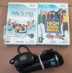 Nintendo Wii microphone spellen we sign high school musical, Muziek, Ophalen of Verzenden, Zo goed als nieuw, 3 spelers of meer