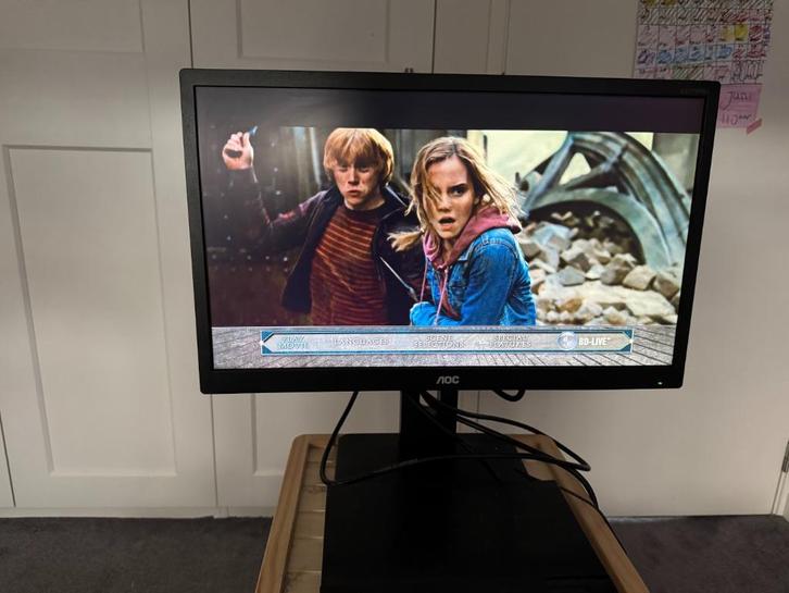 Beelscherm / monitor AOC E2275PWJ, Computers en Software, Monitoren, Zo goed als nieuw, 60 Hz of minder, DVI, HDMI, VGA, Ingebouwde speakers