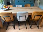 Eettafel teak, Huis en Inrichting, Tafels | Eettafels, Ophalen, Gebruikt, Teakhout, 200 cm of meer