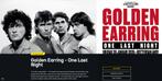 8 tickets Golden Earring - One Last Night Ahoy veld 29-1, Drie personen of meer, Januari