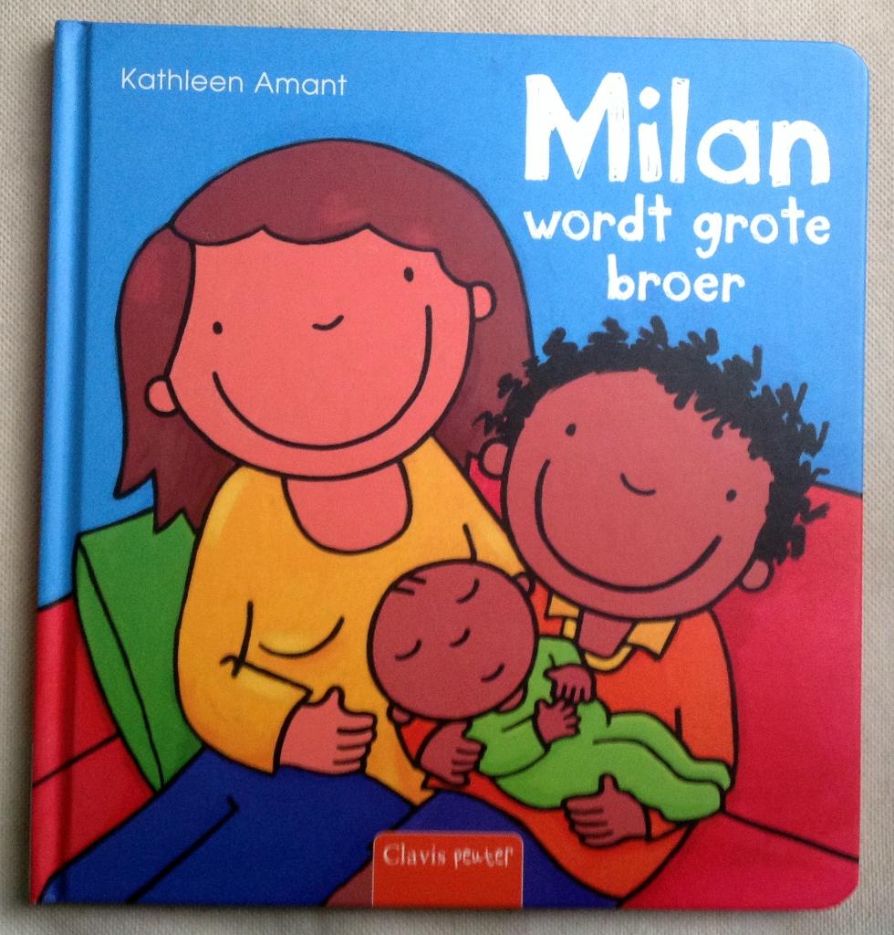 Milan wordt grote broer, Verzenden, Gelezen, Kathleen Amant, Prentenboek