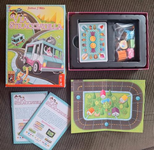 Via Stracciatella (8+), Hobby en Vrije tijd, Gezelschapsspellen | Bordspellen, Zo goed als nieuw, Ophalen of Verzenden