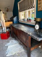 Originele Werkbank met Patina - Sidetable/Winkel, Ophalen