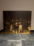 Canvas schilderij nachtwacht, Antiek en Kunst, Kunst | Schilderijen | Klassiek, Ophalen
