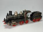 Marklin D1020 vroege uurwerk locomotief met tender!, Antiek en Kunst, Ophalen of Verzenden