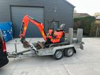 Ifor Williams machinetranporter met oprijklep, Ophalen, Gebruikt