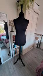 Zwarte dames torso paspop 160cm hoog, Huis en Inrichting, Woonaccessoires | Kapstokken, Ophalen, Gebruikt, Staande kapstok, 150 tot 200 cm