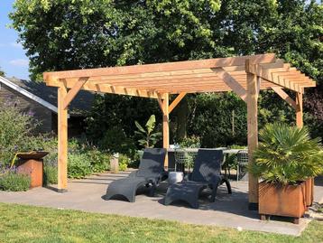 Douglas overkapping pergola veranda maatwerk actie  beschikbaar voor biedingen
