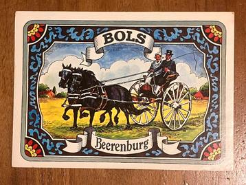 Oude reclamekaart Bols Beerenburg 1977 beschikbaar voor biedingen
