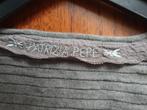 Patrizia Pepe grijze zijde cashmere top - Maat 0, Ophalen of Verzenden, Zo goed als nieuw, Patrizia Pepe, Maat 36 (S)