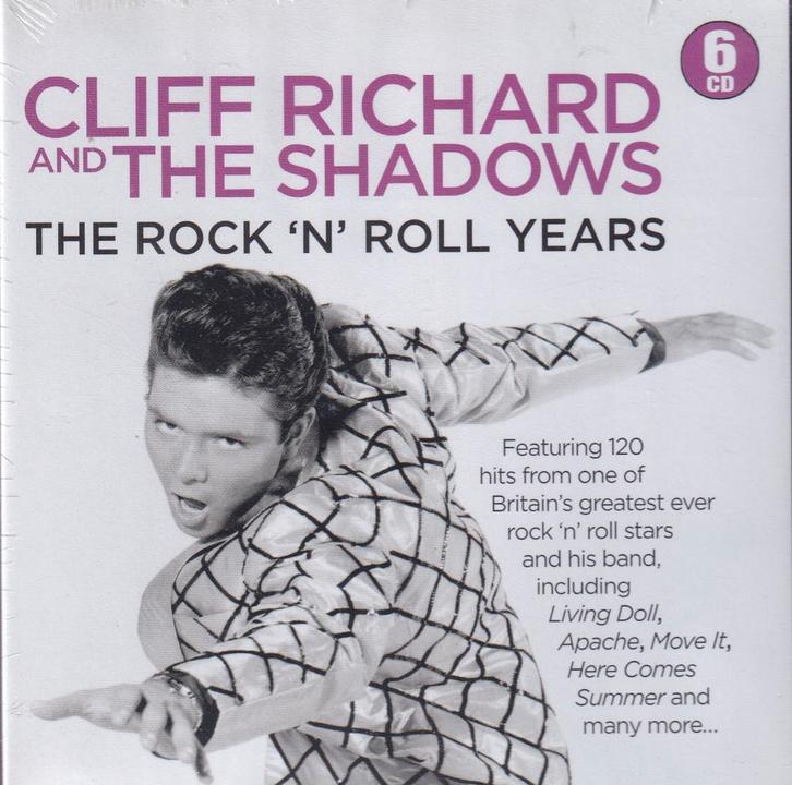 Te koop 6cdbox cliff richard & the shadows (rock n roll year, Cd's en Dvd's, Cd's | Pop, Nieuw in verpakking, 1960 tot 1980, Boxset