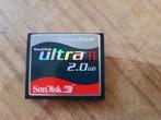 SanDisk Ultra II CompactFlash 2.0GB - Gebruikt, Gebruikt, 2 GB, SanDisk, Ophalen of Verzenden