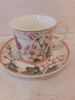 Leonardo Collection - gebloemde porseleinen kop en schotel, --, Leonardo, Ophalen of Verzenden, Zo goed als nieuw