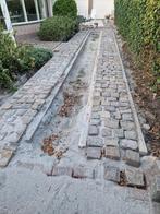Originele oude kinderkoppen kasseien basalt graniet 10m2, Tuin en Terras, Tegels en Klinkers, Ophalen, Overige typen, Zo goed als nieuw