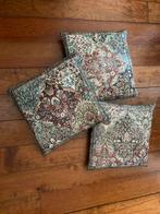 Drie sierkussens, Huis en Inrichting, Woonaccessoires | Kussens, Ophalen, Zo goed als nieuw, Vierkant