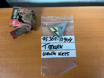 Toyota corolla ke25 t mark embleem nieuw 75362-12904 beschikbaar voor biedingen