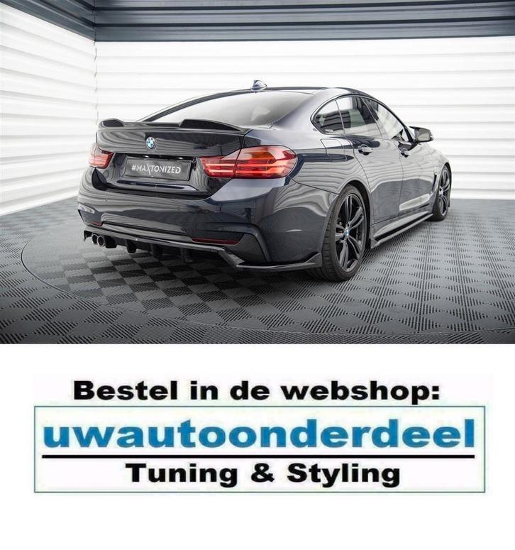 Maxton Design Spoiler Splitter Lip Bmw Gran Coupe M Pack F36, Auto diversen, Tuning en Styling, Ophalen of Verzenden