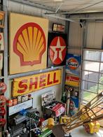 shell texaco  chevron gulf mobil mc Donald lichtbak, Ophalen, Gebruikt, Lichtbak of (neon) lamp