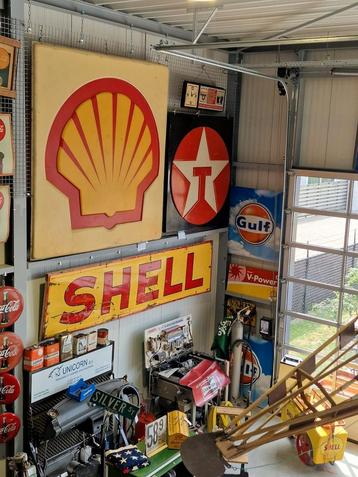 shell texaco  chevron gulf mobil mc Donald lichtbak  beschikbaar voor biedingen