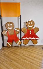 Peperkoek / Gingerbread poppen XXL op Mega macaron, Diversen, Kerst, Gebruikt, Ophalen