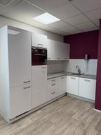 Hoekkeuken Wit Hoogglans -Incl. Inbouwapparatuur, Huis en Inrichting, Keuken | Complete keukens, Wit, Hoekkeuken, Ophalen of Verzenden