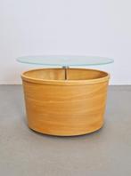 Modern cilinder bijzettafel Paul Mayen Habitat plywood ´80