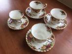 Royal Albert old country roses 4 kop en schotels nieuw, Ophalen of Verzenden