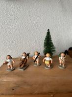 5 muziek engeltjes van hout (W.U.K), Verzenden, Gebruikt