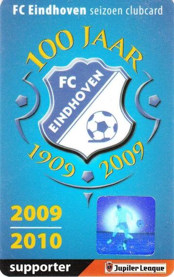 FC Eindhoven seizoenkaart 2009 / 2010 beschikbaar voor biedingen