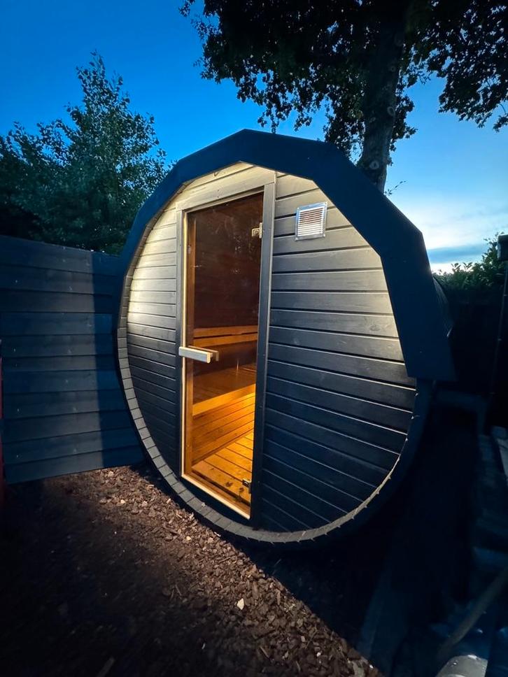 3M Barrel Sauna Gratis Levering en Plaatsing, Sport en Fitness, Sauna, Nieuw, Complete sauna, Ophalen of Verzenden