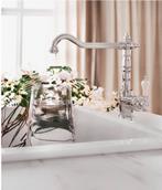 Sierlijke chromen goedwerkende Glittran Ikea keukenmengkraan, Ophalen of Verzenden, Zo goed als nieuw