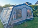 Bungalowtent katoen - waterdicht en ruim, Caravans en Kamperen, Tenten, Ophalen, Gebruikt, Tot en met 5