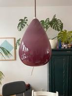 Gezocht - Paarse Glazen Opaline Hanglamp - Midcentury Design, Huis en Inrichting, Lampen | Hanglampen, Ophalen of Verzenden, Gebruikt