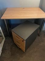 Bureau met ladeblok gratis, Ophalen, Gebruikt, Bureau