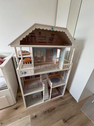 Groot Poppenhuis Hout KidKraft 83x130cm beschikbaar voor biedingen