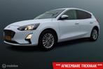 Ford Focus 1.0 EcoBoost 125 PK Titanium Business, Trekhaak,, Gebruikt, Wit, Origineel Nederlands, Bedrijf