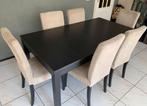 Ikea Eetkamertafel met 6 stoelen, Huis en Inrichting, Tafels | Eettafels, Ophalen, Gebruikt, Rechthoekig, 50 tot 100 cm