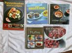 5 Kookboeken: Taart, Gebak, Dessert en Pannenkoek (Eng/NL), Ophalen of Verzenden, Zo goed als nieuw