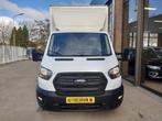 Ford Transit 350 2.0 TDCI 130Pk L4 Trend Laadklep, Airco Cru, Auto's, Bestelauto's, 4 cilinders, 129 pk, Wit, Bedrijf