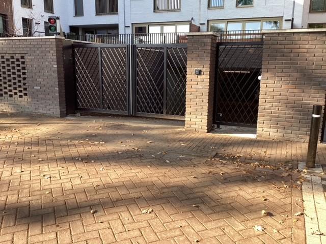 Elektrisch toegangshek, Tuin en Terras, Tuinhekken en Hekwerk, Gebruikt, IJzer, Ophalen