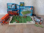 Playmobil Voetbalveld met Oranjebus en meer!, Kinderen en Baby's, Speelgoed | Playmobil, Ophalen, Zo goed als nieuw, Complete set
